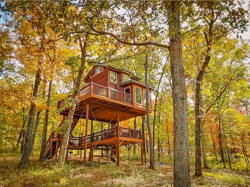This treehouse is one of the coolest Airbnb rentals in the US