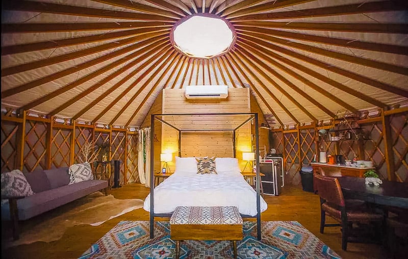 One of the most unique yurts in the US