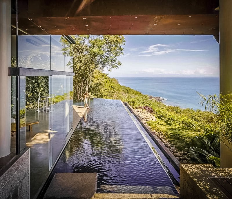One of the most beautiful views of the beach from this luxury rental