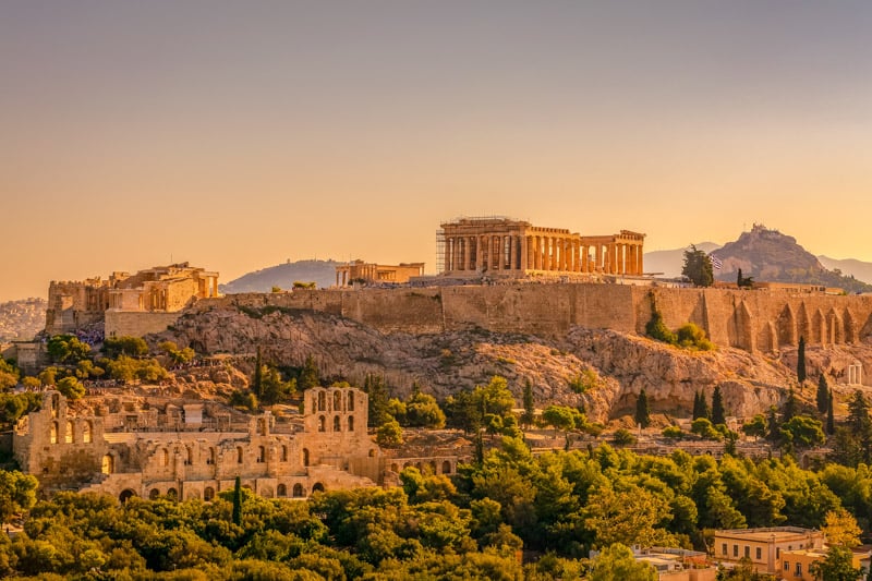 The Acropolis in Athens is an ancient citadel above the city