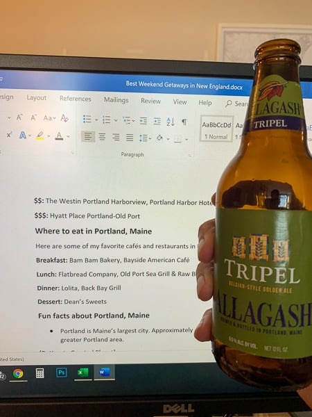 I love Allagash beer so much that I even had some as I was writing this article.