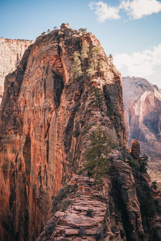 Angels Landing is one of the coolest hiking trails in the US.