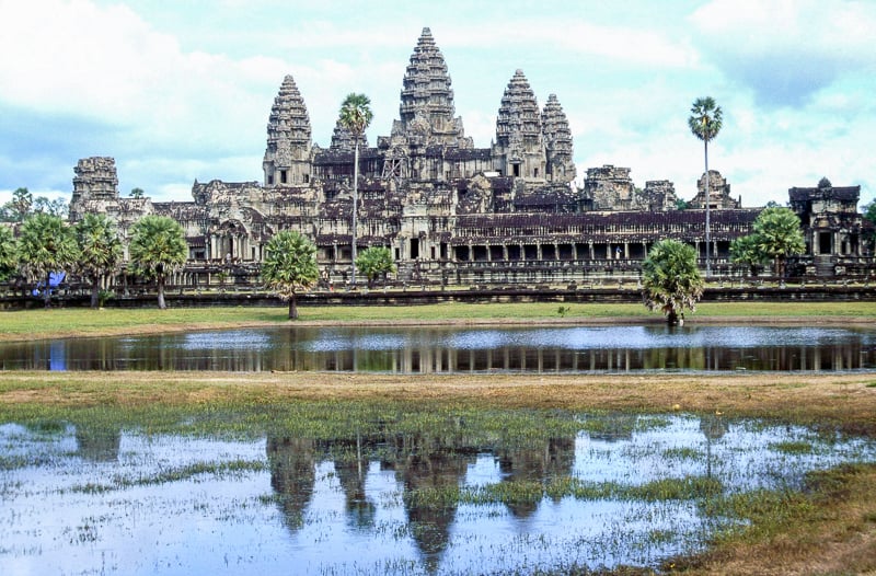 Angkor Wat in Cambodia is a top UNESCO World Heritage Site.