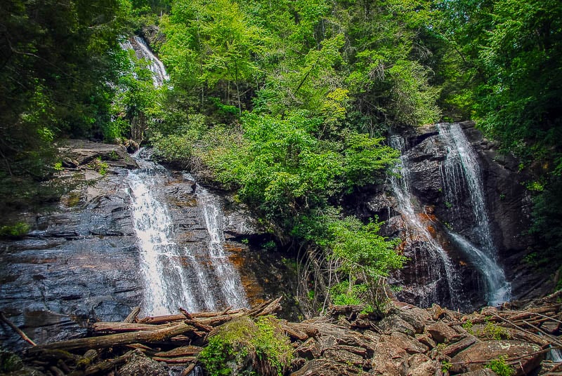 Anna Ruby Falls in Helen is one of the coolest east coast vacation destinations.
