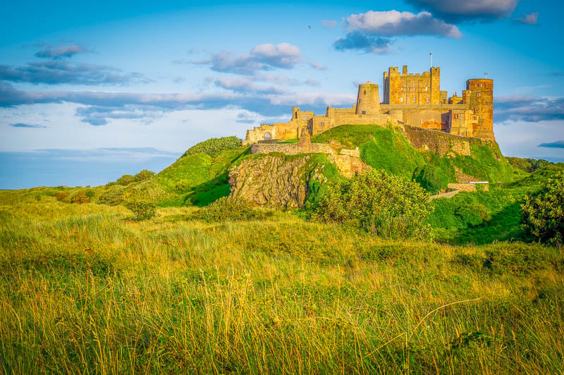 Bamburgh Castle is a must-see photo spot in the UK.