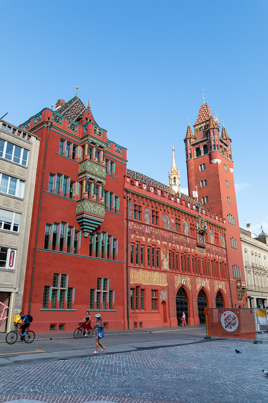 Built in the neo-Gothic and neo-Renaissance styles, the Rathaus dates back to the 16th century. It's one of the top things to see and do in this Basel travel guide.