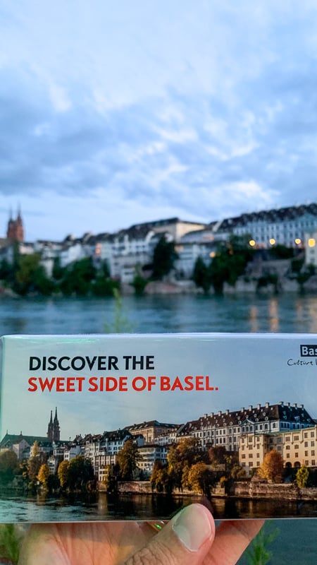 When in Basel, be sure to try the Basler Läckerli. It’s a biscuit made of honey, hazelnuts, and almonds, topped with sugar glaze.
