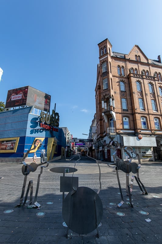 For you Beatles fans, you’ll find the Beatles-Platz on the Reeperbahn. It’s shaped like a vinyl record. It's among the top things to see in this travel guide of Hamburg.