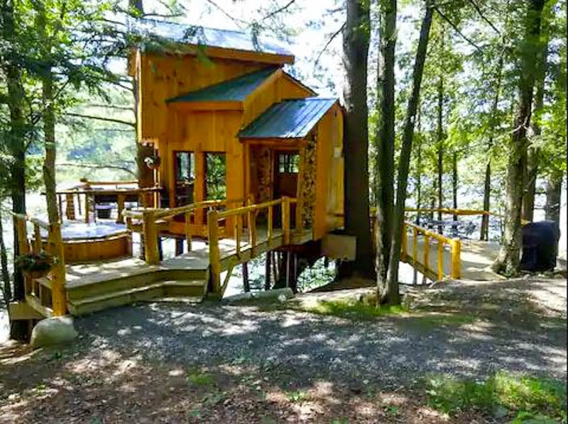 One of the best treehouses and Airbnbs in Vermont and New England.