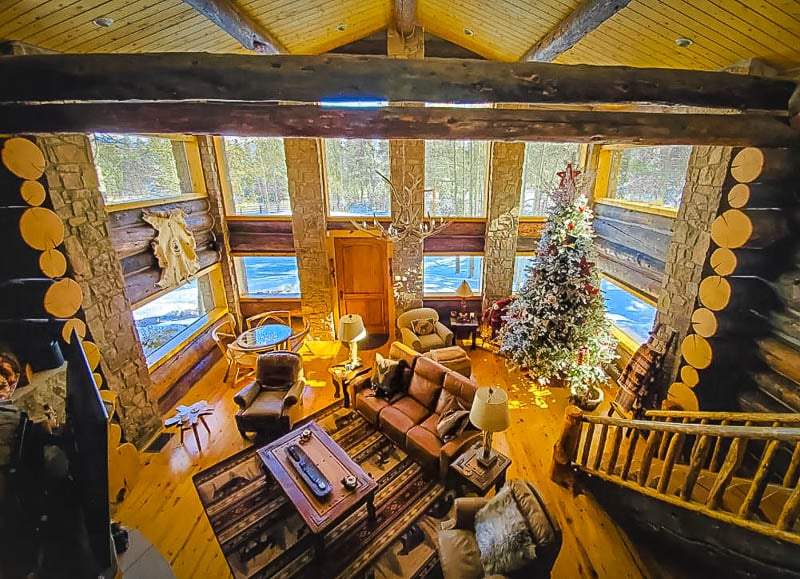 A log home like no other