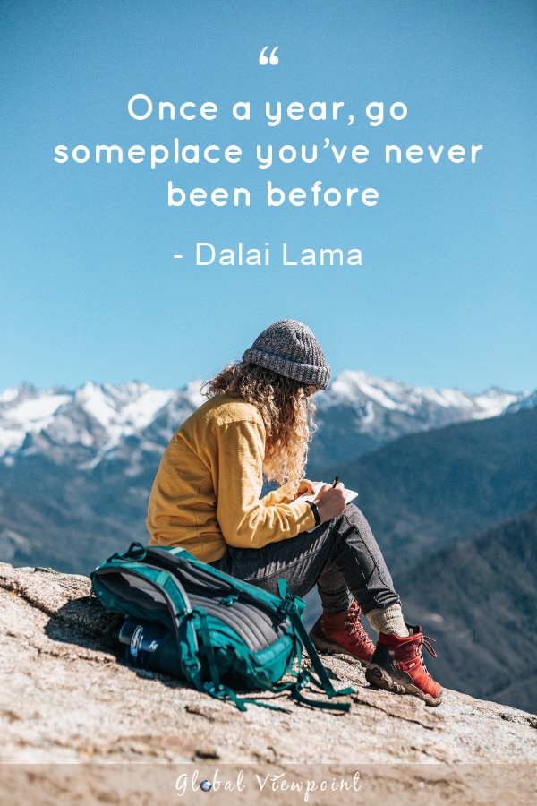 One of the top travel quotes about life and traveling.