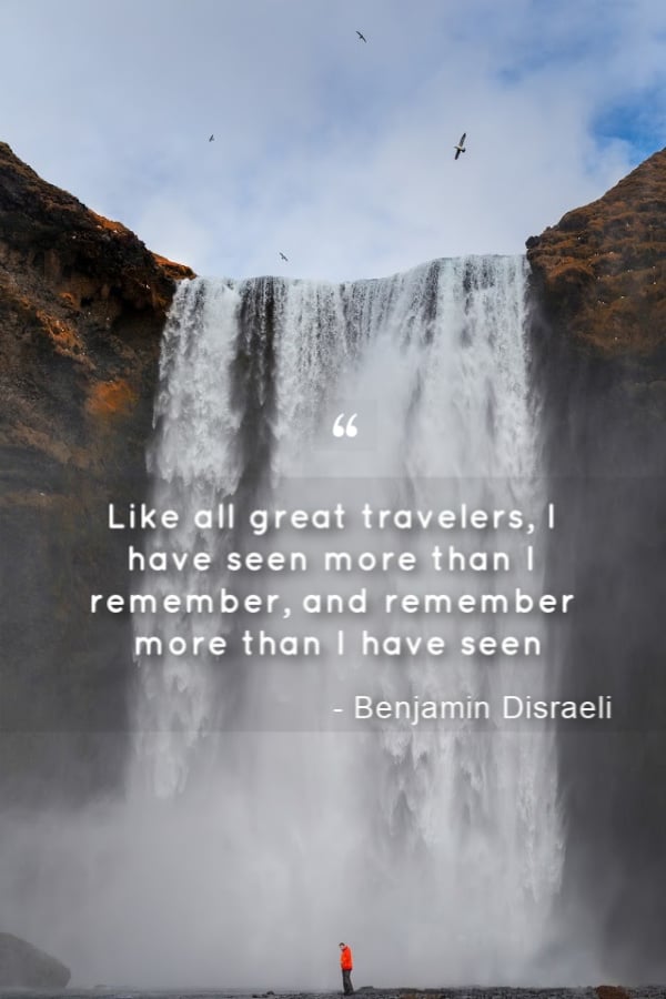 Of all the quotes about traveling I’ve compiled, this is among the most interesting. 
