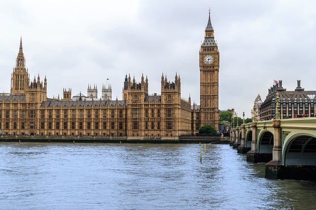 Big Ben and the Palace of Westminster in London, two of the best photography spots in the UK