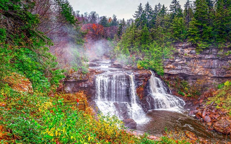 Blackwater Falls State Park is one of the many must see places on the east coast.
