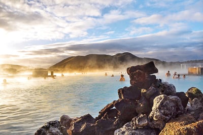 Blue Lagoon is one of the best photo spots in Iceland.