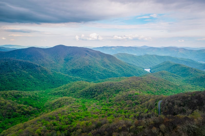 The Blue Ridge Mountains are among the best vacation spots in the US
