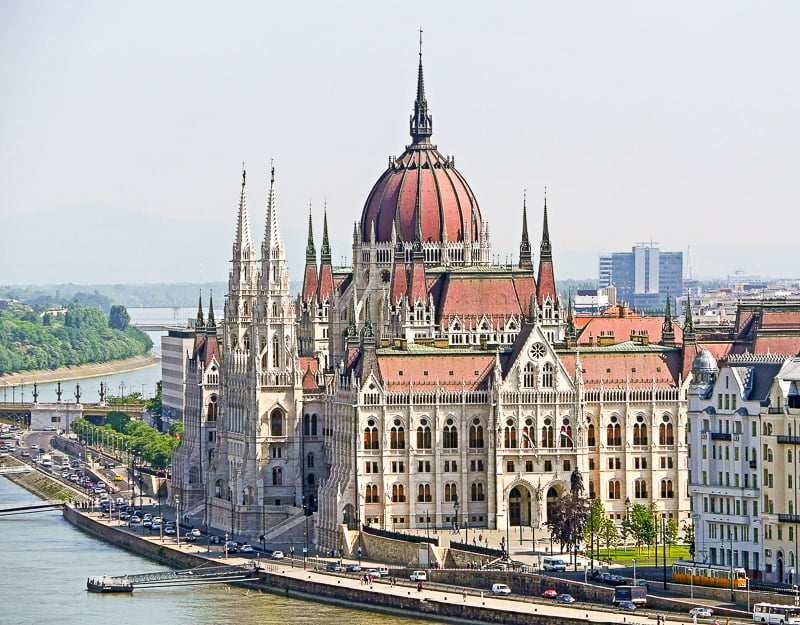 The Hungarian Parliament Building is one of the most iconic sights in Budapest, which is among the cheapest places to visit in Europe.