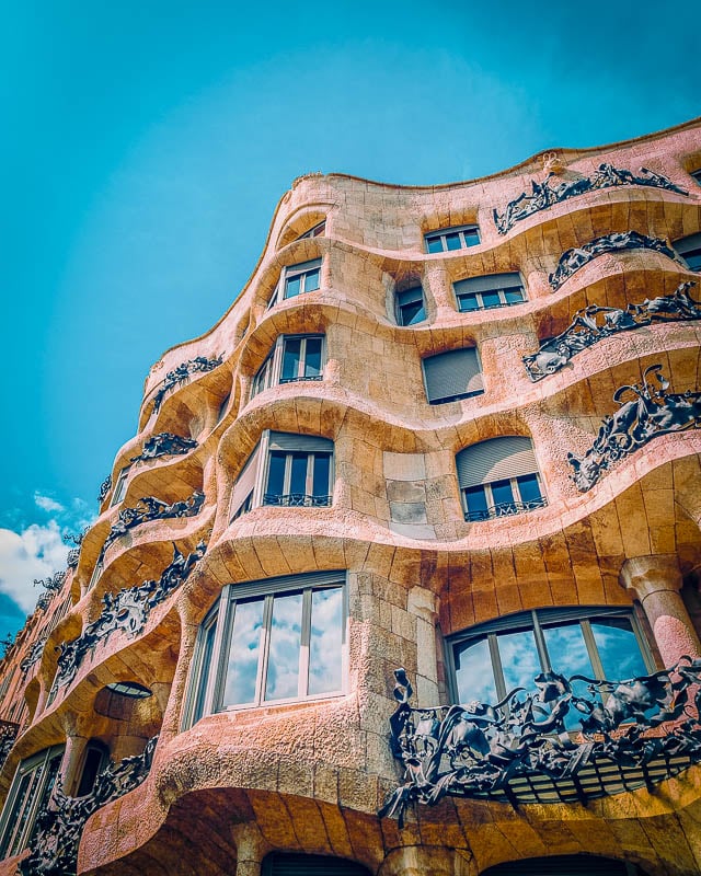 Casa Milà was designed by the acclaimed Catalan architect Antoni Gaudí