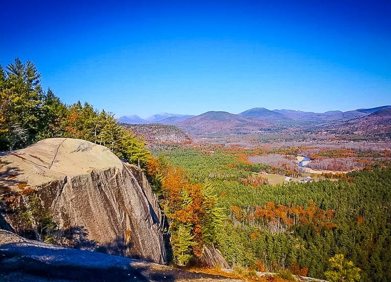 Cathedral Ledge is one of the most unique places to visit in New England, particularly in the fall with the foliage.