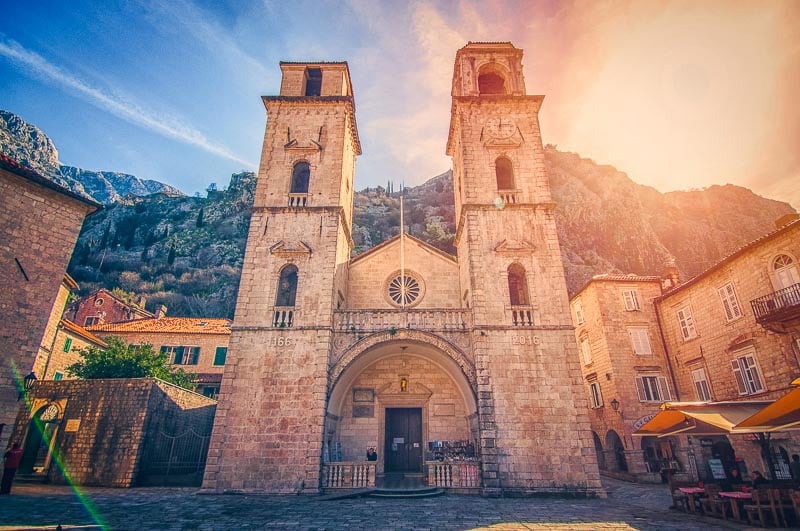 The Cathedral of Saint Tryphon is one of the top sights in Kotor.