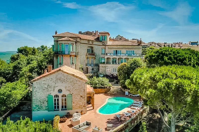 Chateau des Costes in France is one of the best vacation rentals in Europe.