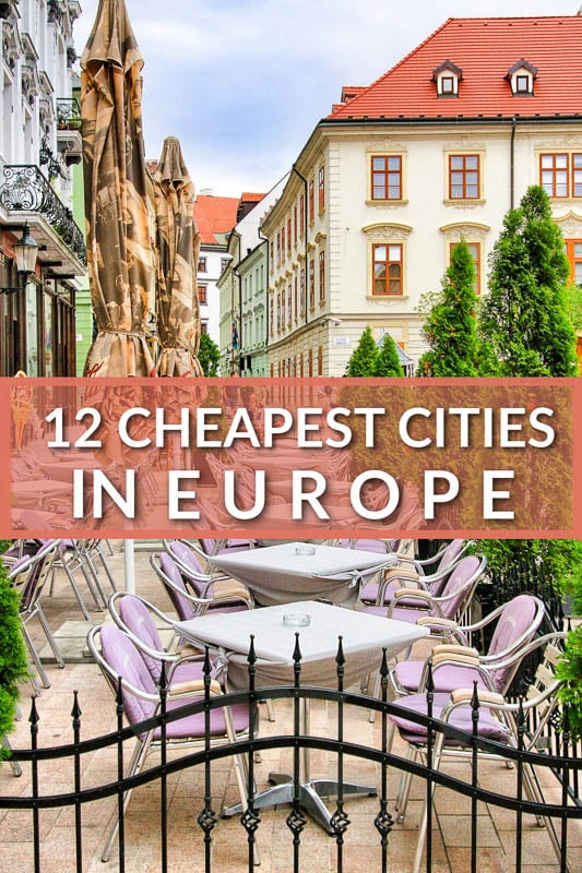 Cheapest cities in Europe for all types of travelers