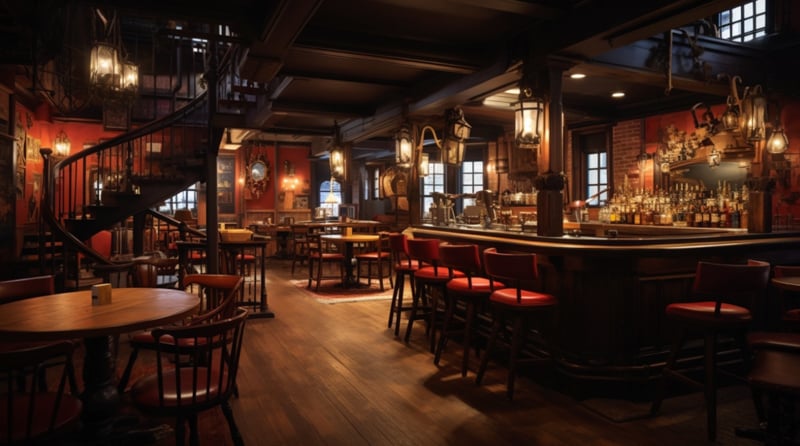 A classic Bostonian tavern