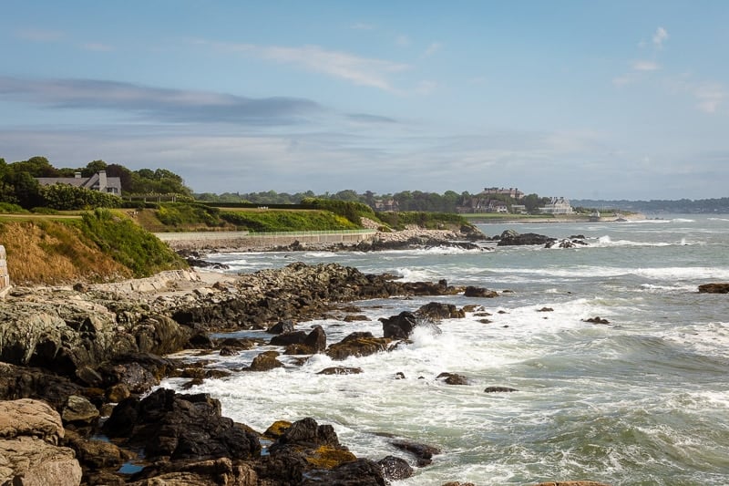The Cliff Walk in Newport is a must-see during a weekend in Newport, Rhode Island.