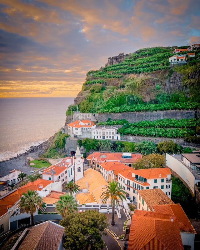 Coastal views of Ponta do Sol on Madeira