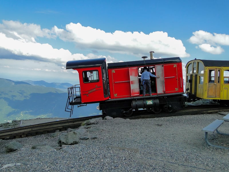 The Cog Railway brings you up the mountain, where you'll have sweeping views of the landscape.