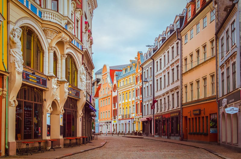 Riga's Old Town is incredibly charming.