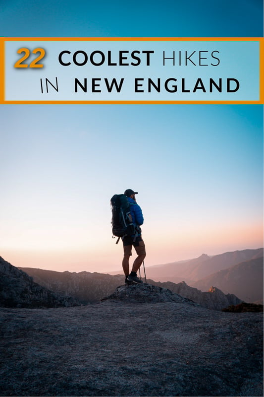 Best hikes in New England pinterest photo
