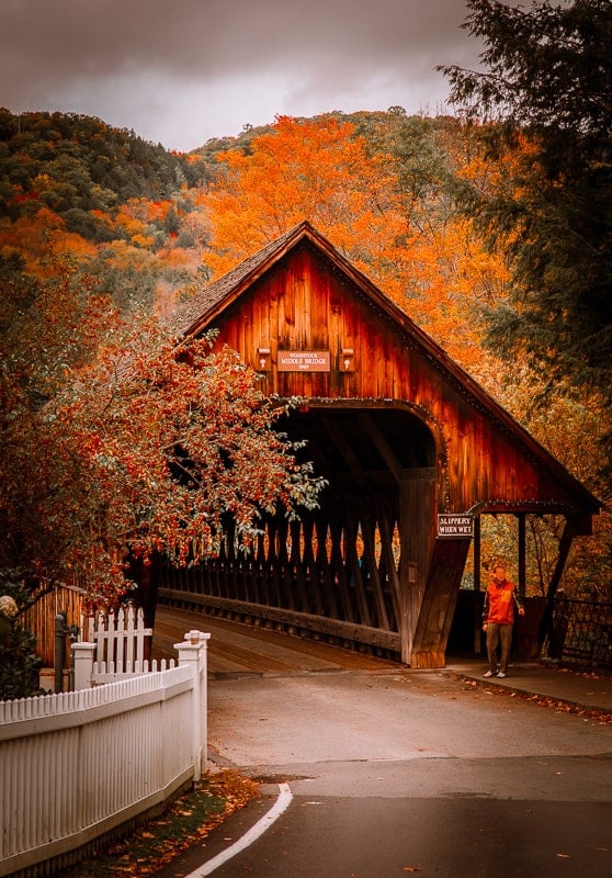 Middle Covered Bridge in Woodstock is one of those vacation sites that will blow your mind.