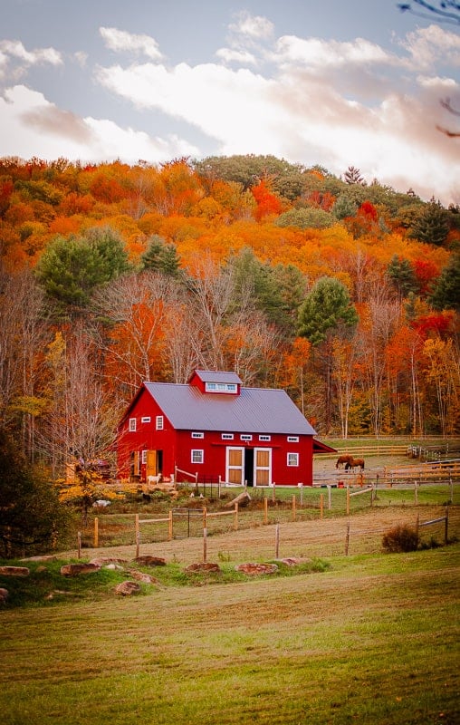 During the fall, Woodstock is one of the best places to visit in USA.