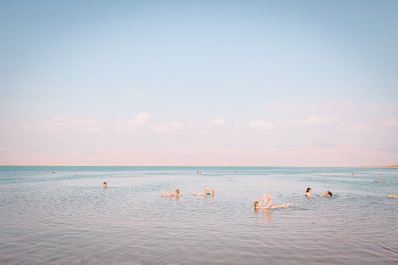 Floating on the Dead Sea is one of the most unique bucket list ideas