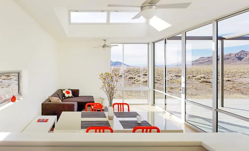 This clean and secluded home in Nevada is one of the most beautiful Airbnbs in the US.