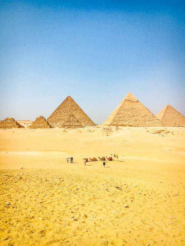 Seeing the Egyptian pyramids is a top bucket list experience.