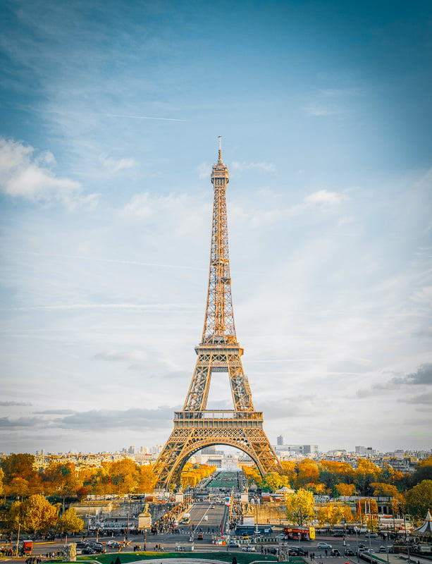The Eiffel Tower in Paris is a sight to behold.