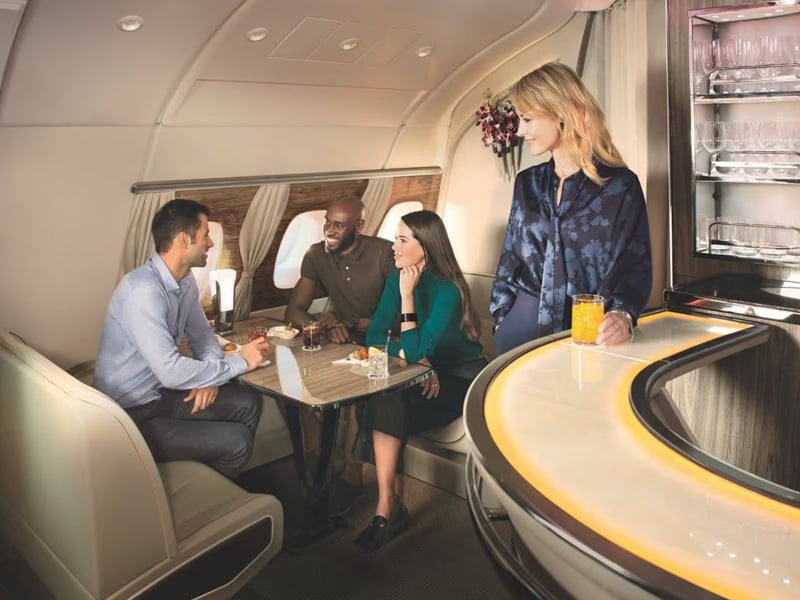 When traveling in Emirates Business Class, it's clear that the experience goes past usual travel.