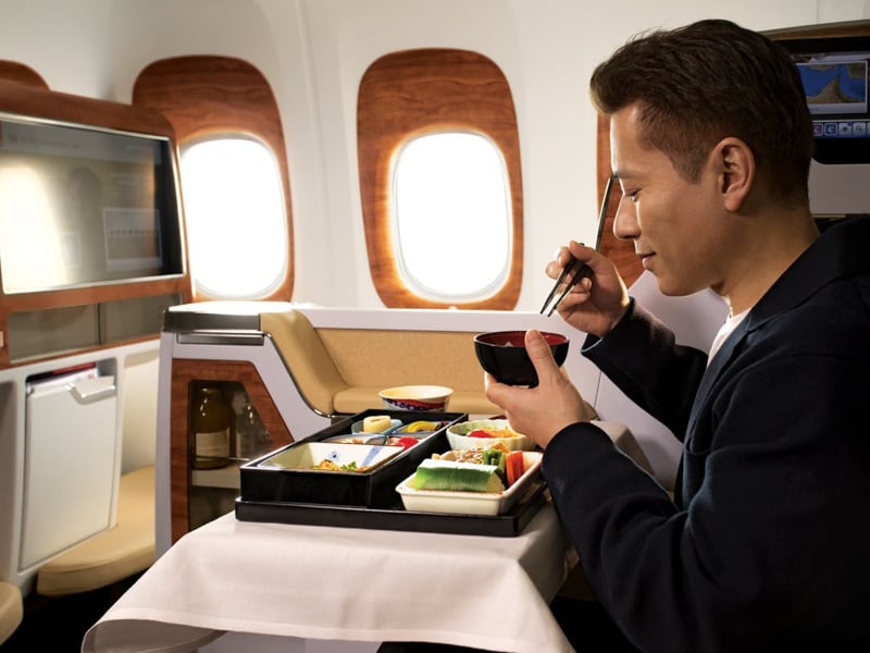 When it comes to value for money, Emirates Business Class is rather fair.