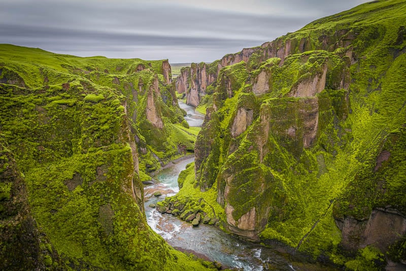 Epic canyon in Iceland