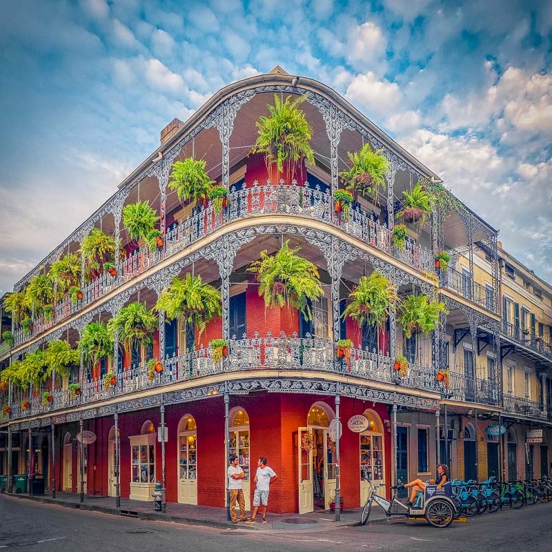 The French Quarter in New Orleans is among the best places to travel with friends in 2021