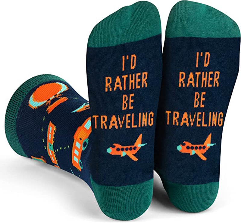 Gifts for travel enthusiasts can't touch these socks!
