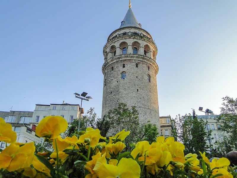 The Galata Tower is a worthwhile sight to check out during your layover in Istanbul.