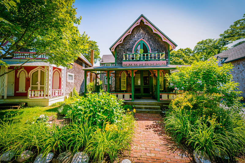 This Gingerbread cottages in Martha's Vineyard cement the place's reputation as one of the top island holidays.