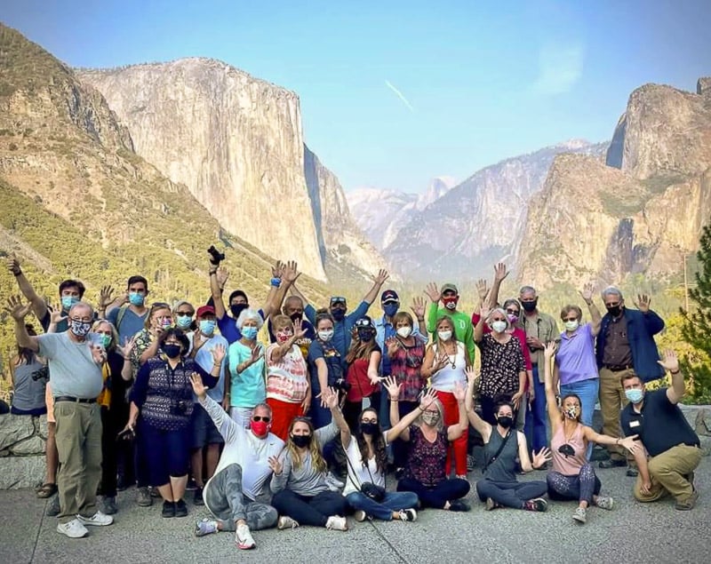 Group photo of the Globus tour participants