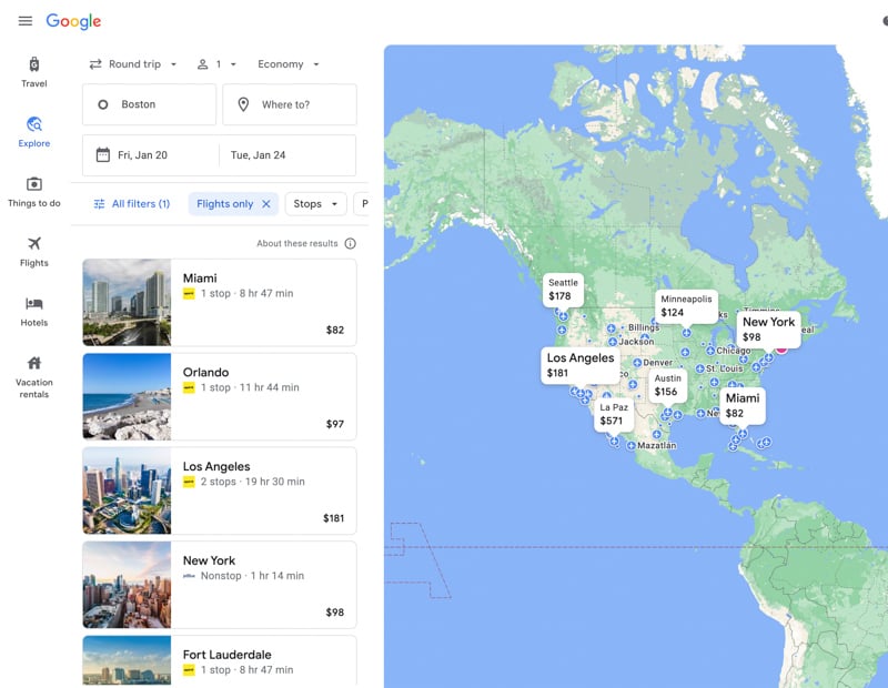 Wondering how to find cheap flights? Use Google Flights