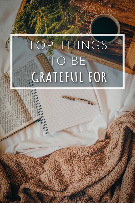 Gratitude list ideas for everyone to use