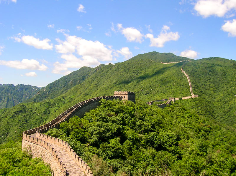 The Great Wall of China is one of the largest and most impressive UNESCO World Heritage Sites.