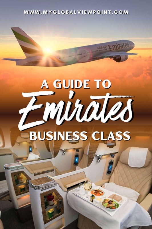 Emirates Business Class flight for all types of travelers.